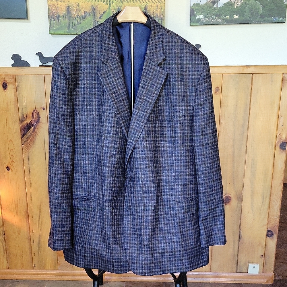 Men's Classic Checkered Blazer